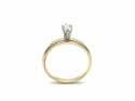 14ct Yellow Gold Diamond Solitaire Ring