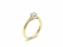 18ct Yellow Gold Diamond Solitaire Ring