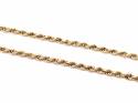 9ct Yellow Gold Rope Necklet 18 Inch