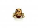 9ct Yellow Gold Agate Ring