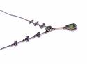 9ct Yellow Gold Peridot & Pearl Necklet