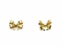 18ct Yellow Gold Bow Studs