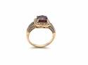 14ct Rose Gold Garnet & Diamond