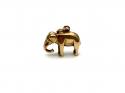 9ct Yellow Gold Elephant Charm