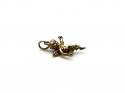 9ct Yellow Gold Solid Cupid Charm