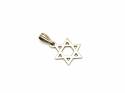 9ct Yellow Gold Star of David Charm