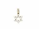 9ct Yellow Gold Star of David Charm