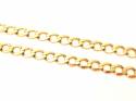 9ct Yellow Gold Curb Chain 22 inch