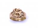 18ct Yellow Gold Four Strand Knot Ring