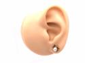 9ct Flower Pearl Stud Earrings