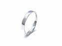 18ct White Gold Plain Wedding Ring