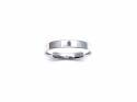 18ct White Gold Plain Wedding Ring