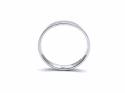 18ct White Gold Plain Wedding Ring