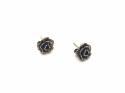 9ct Yellow Gold Rose Stud Earrings