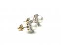 18ct Pearl & Diamond Earrings