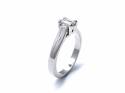 Platinum Diamond Solitaire Ring