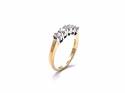 18ct Yellow Gold Diamond 5 Stone Ring