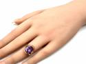 14ct Synthetic Sapphire Ring