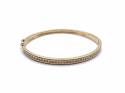 18ct Diamond Bangle Est 1.00ct