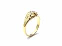 18ct Yellow Gold Diamond Gents Ring