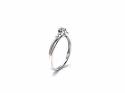 9ct White Gold Diamond Solitaire Ring