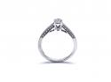 18ct White Gold Diamond Solitaire Ring