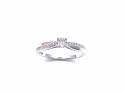 18ct White Gold Diamond Solitaire Ring