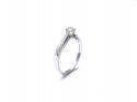 18ct White Gold Diamond Solitaire Ring