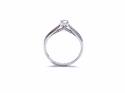 18ct White Gold Diamond Solitaire Ring