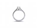 18ct White Gold Diamond Solitaire Ring