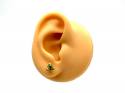 9ct Yellow Gold Peridot Stud Earrings