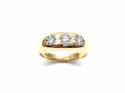 18ct Yellow Gold Diamond 3 Stone Ring