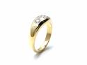 18ct Yellow Gold Diamond 3 Stone Ring