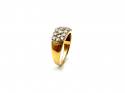 18ct Yellow Gold Diamond Pave Ring