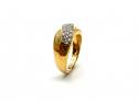 18ct Diamond Pave Ring 0.25ct