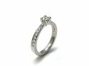 Platinum Diamond Solitaire Ring