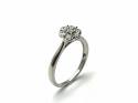 Platinum Diamond Cluster Ring 0.35ct