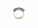 18ct Emerald & Diamond Eternity Ring