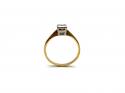 18ct Yellow Gold Diamond Solitaire Ring