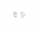 Silver Cute Duckling Stud Earrings