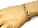 9ct Yellow Gold Circle Bracelet