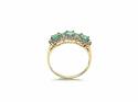 9ct Emerald & Diamond Cluster Ring