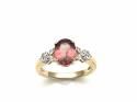 9ct Tourmaline & Zircon Ring