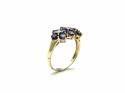 9ct Multi Stone & Diamond Cluster Ring