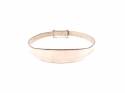 Silver Babies Plain ID Expandable Bangle