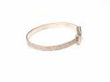 Silver Filagree Pattern Baby Bangle