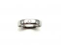 18ct White Gold Diamond 3 Stone Ring