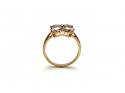 9ct Morganite & Diamond Cluster Ring