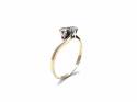 9ct Yellow Gold Diamond 2 Stone Ring