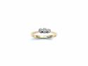 18ct Yellow Gold Diamond 3 Stone Ring